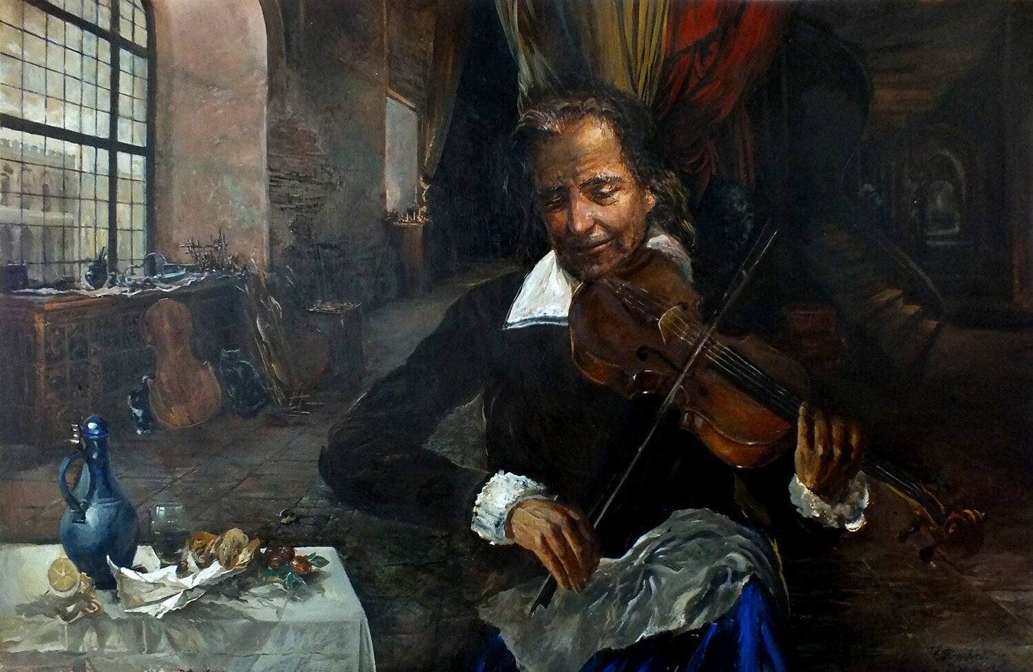 An Old Master Artem Brazhnik Original painting for sale