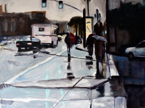 About a road III by Jonker Mieke, Painting for Sale on Select