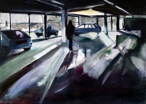 About a road IX by Jonker Mieke, Painting for Sale on Select