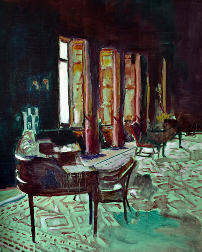 Meanwhile in the abbey II by Jonker Mieke, Painting for Sale on Select
