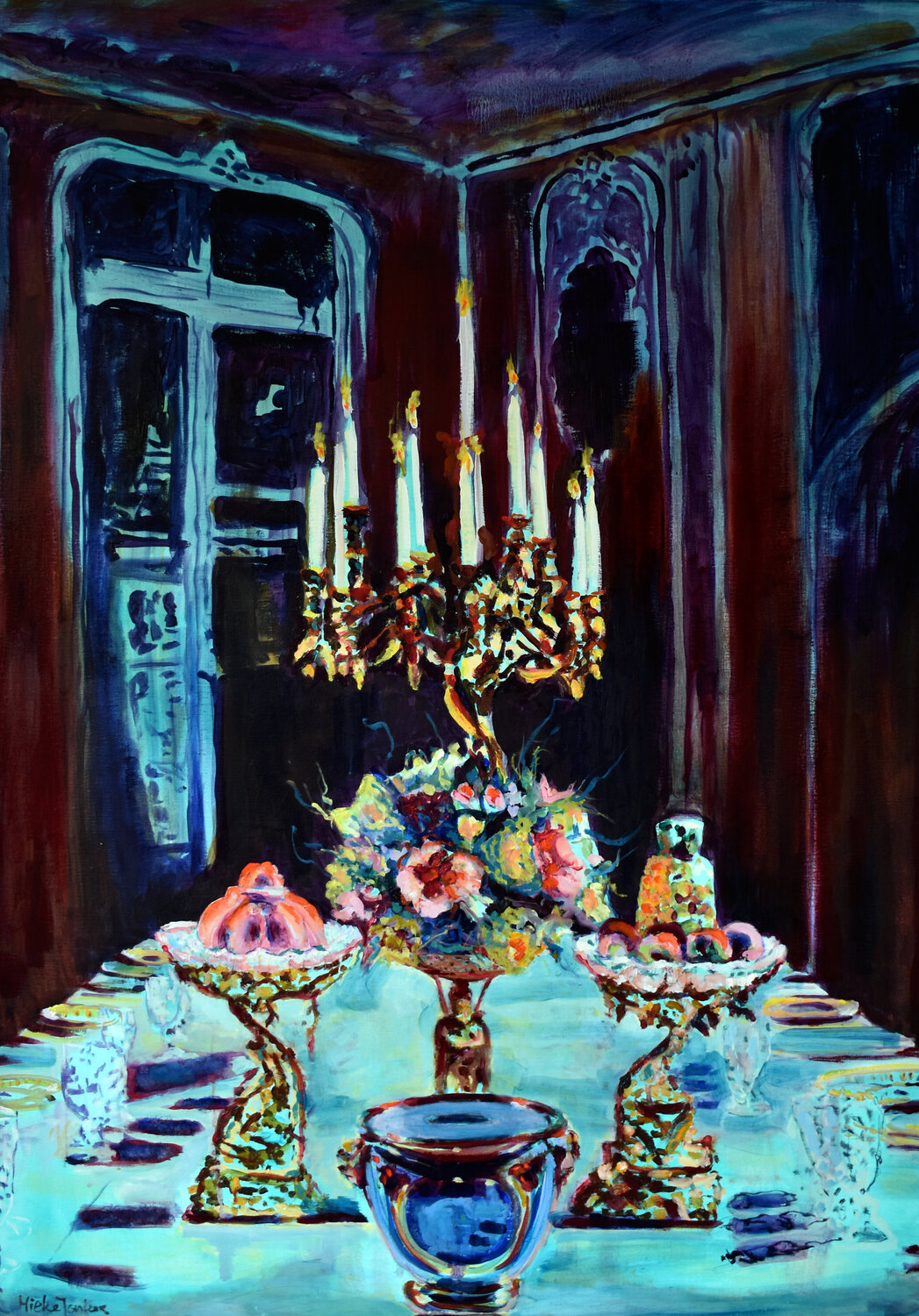 The other room VII Jonker Mieke Original painting for sale