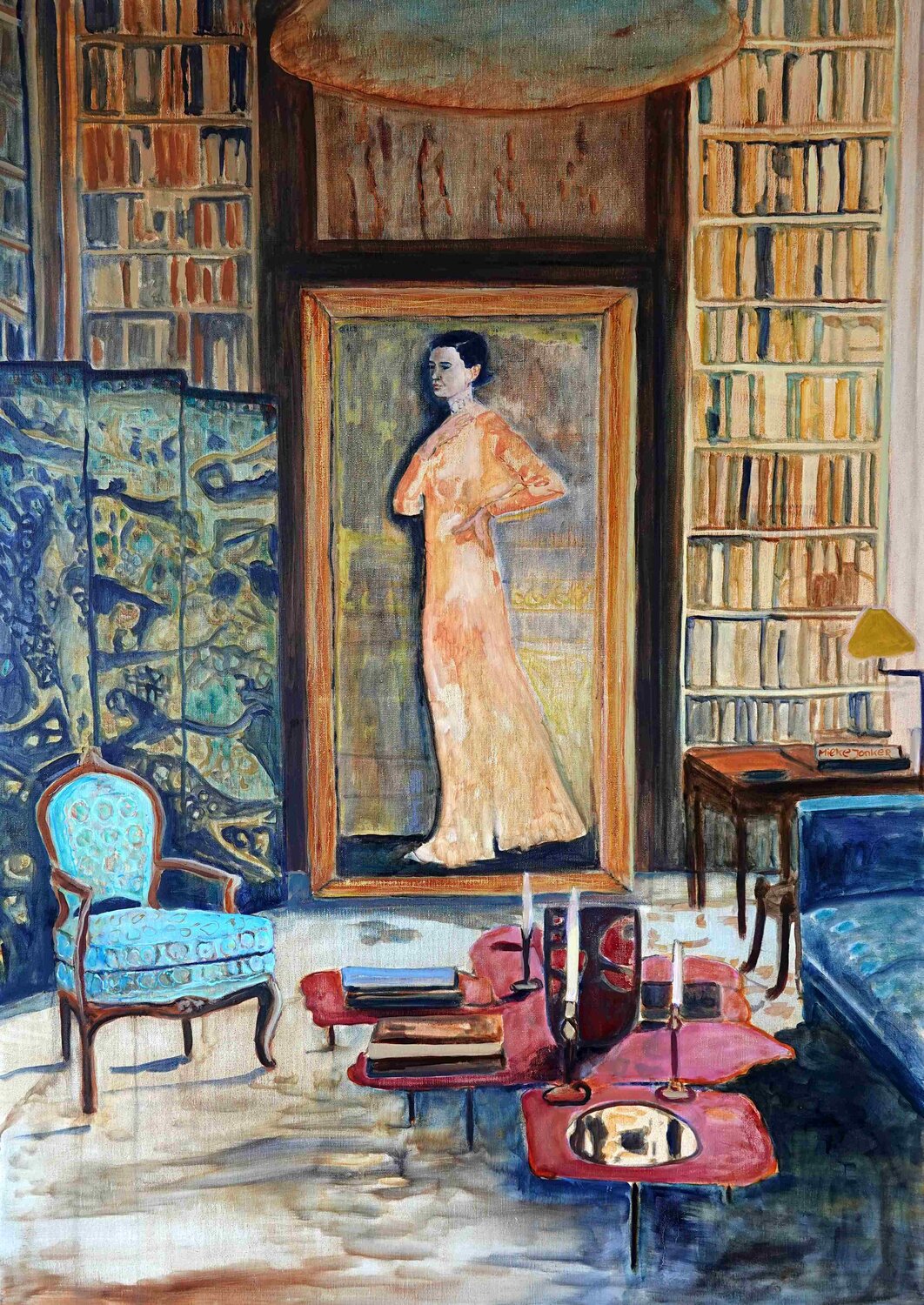 The absent presence III Jonker Mieke Original painting for sale