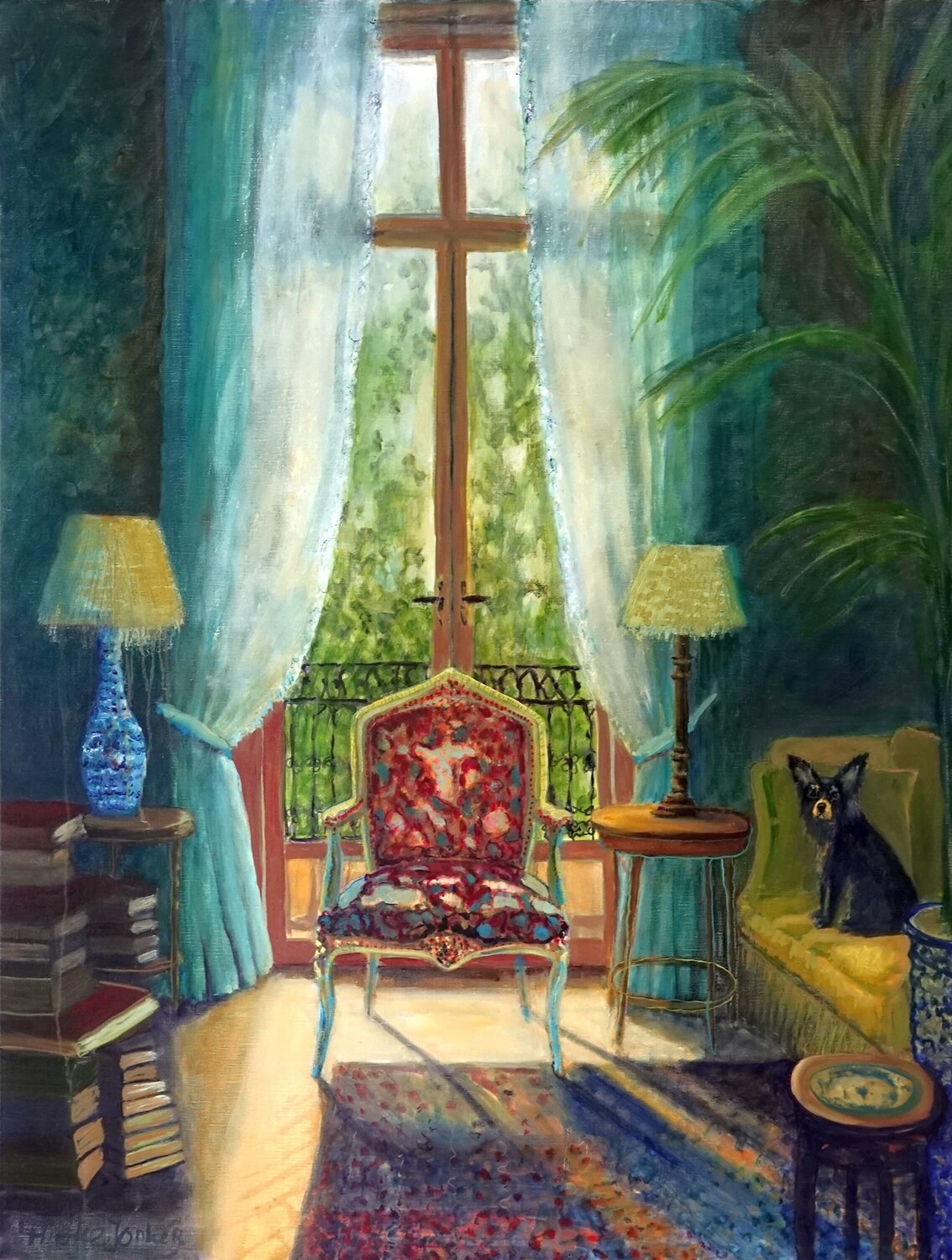 The absent presence VIII Jonker Mieke Original painting for sale