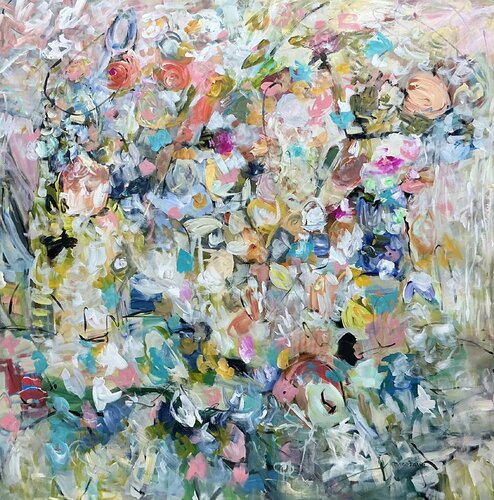 Symphony of Petals by Marie Manon Corbeil, Painting for Sale on Select