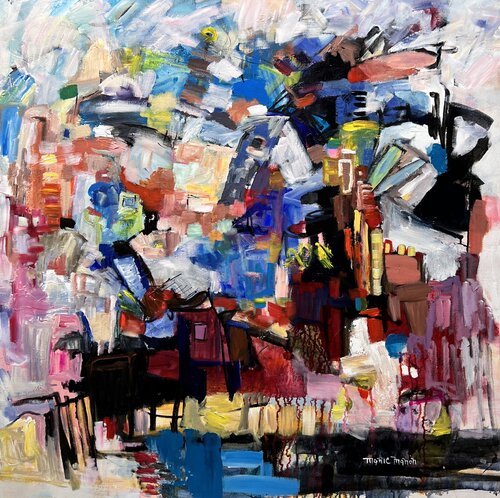 Do You See the Rabbit Hiding? by Marie Manon Corbeil, Painting for Sale on Select