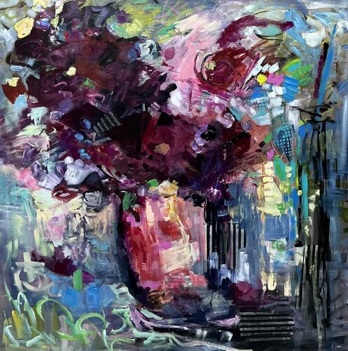 Drama Queen’s Big Sister by Marie Manon Corbeil, Painting for Sale on Select