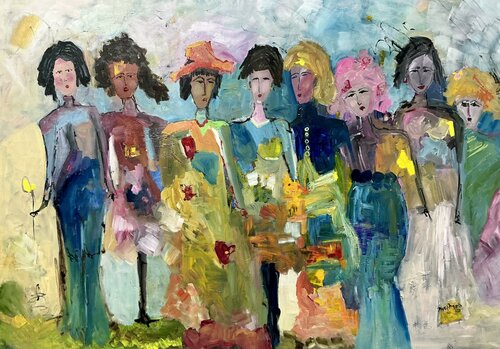Surprise Party by Marie Manon Corbeil, Painting for Sale on Select