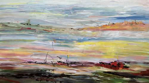 The Rainbow Land by Marie Manon Corbeil, Painting for Sale on Select