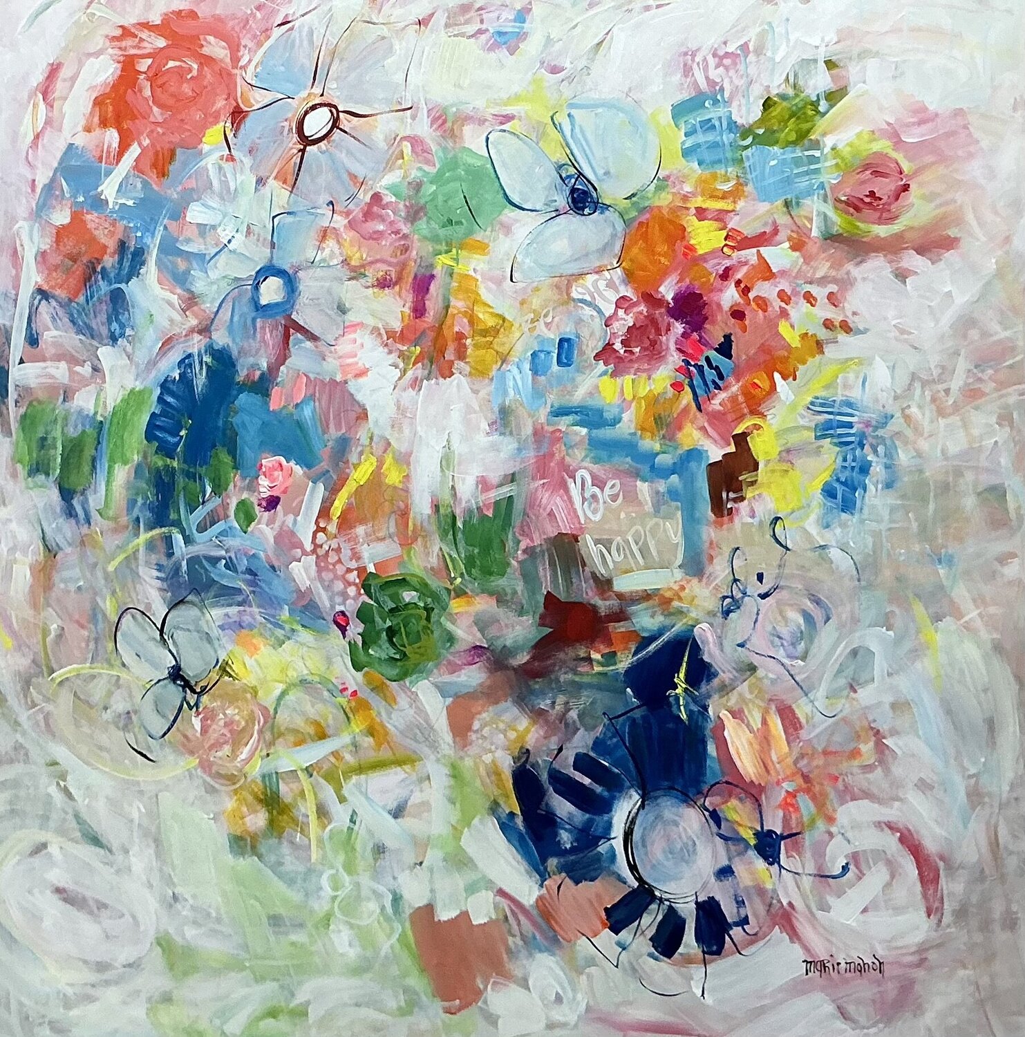 What is Happiness Marie Manon Corbeil Original painting for sale
