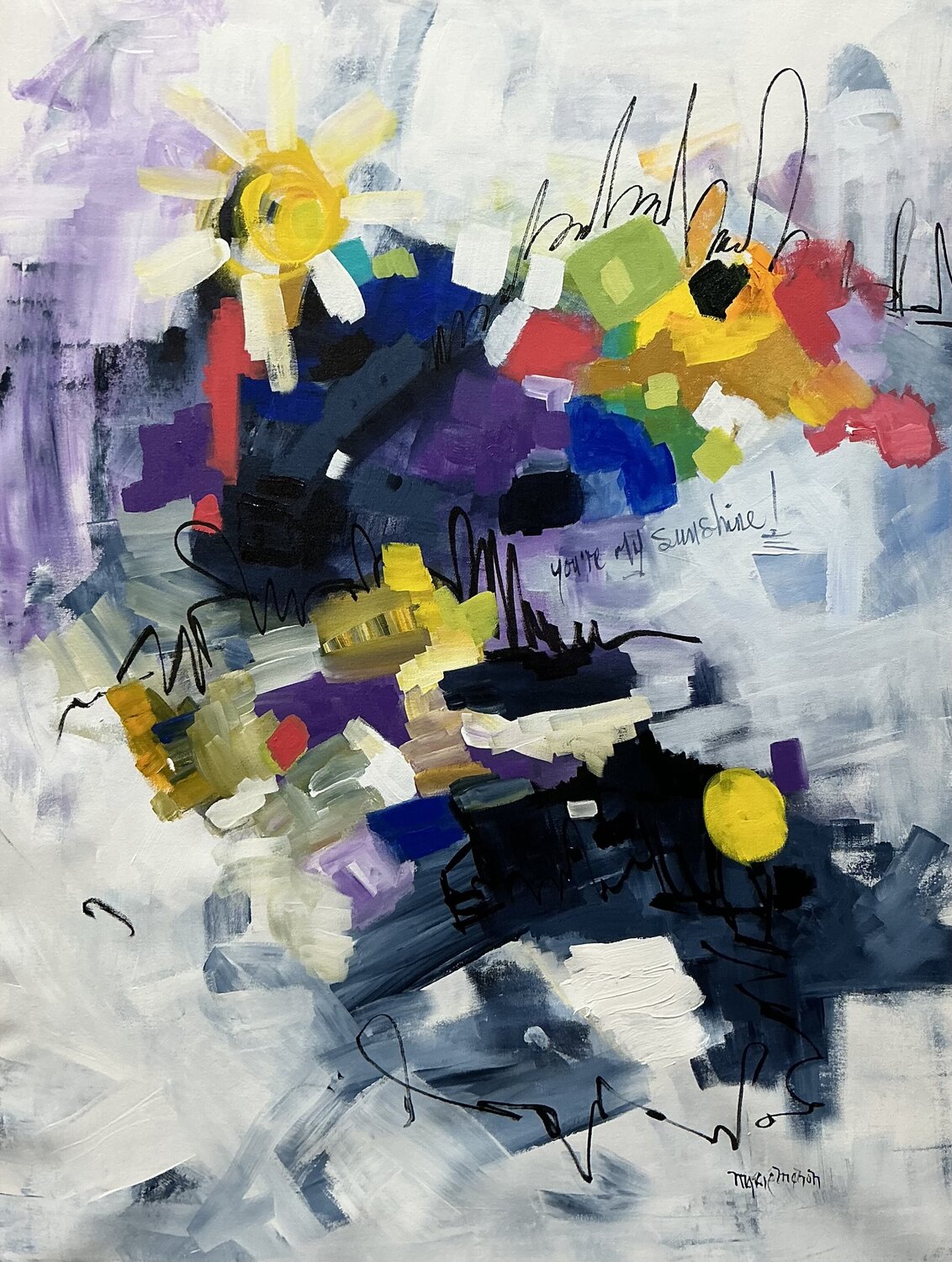 You’re my Sunshine Marie Manon Corbeil Original painting for sale