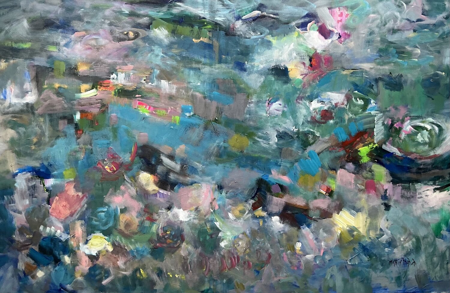 Eye of the Storm Marie Manon Corbeil Original painting for sale