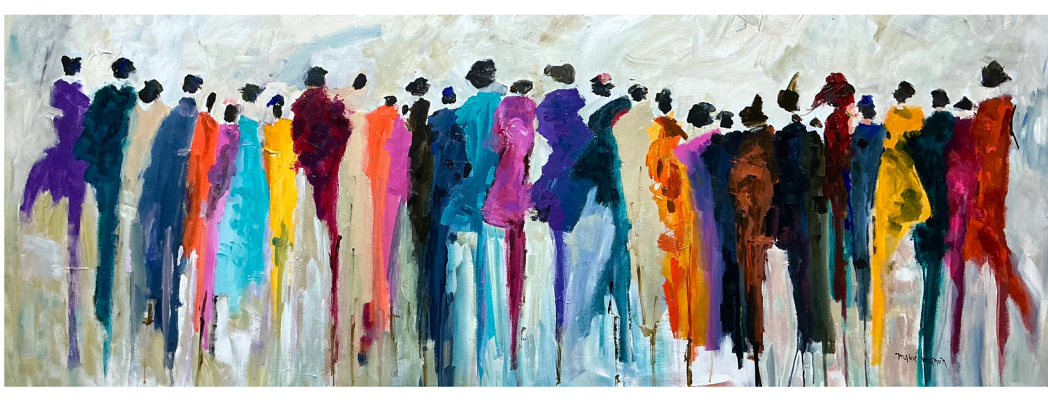 Solidarity Marie Manon Corbeil Original painting for sale