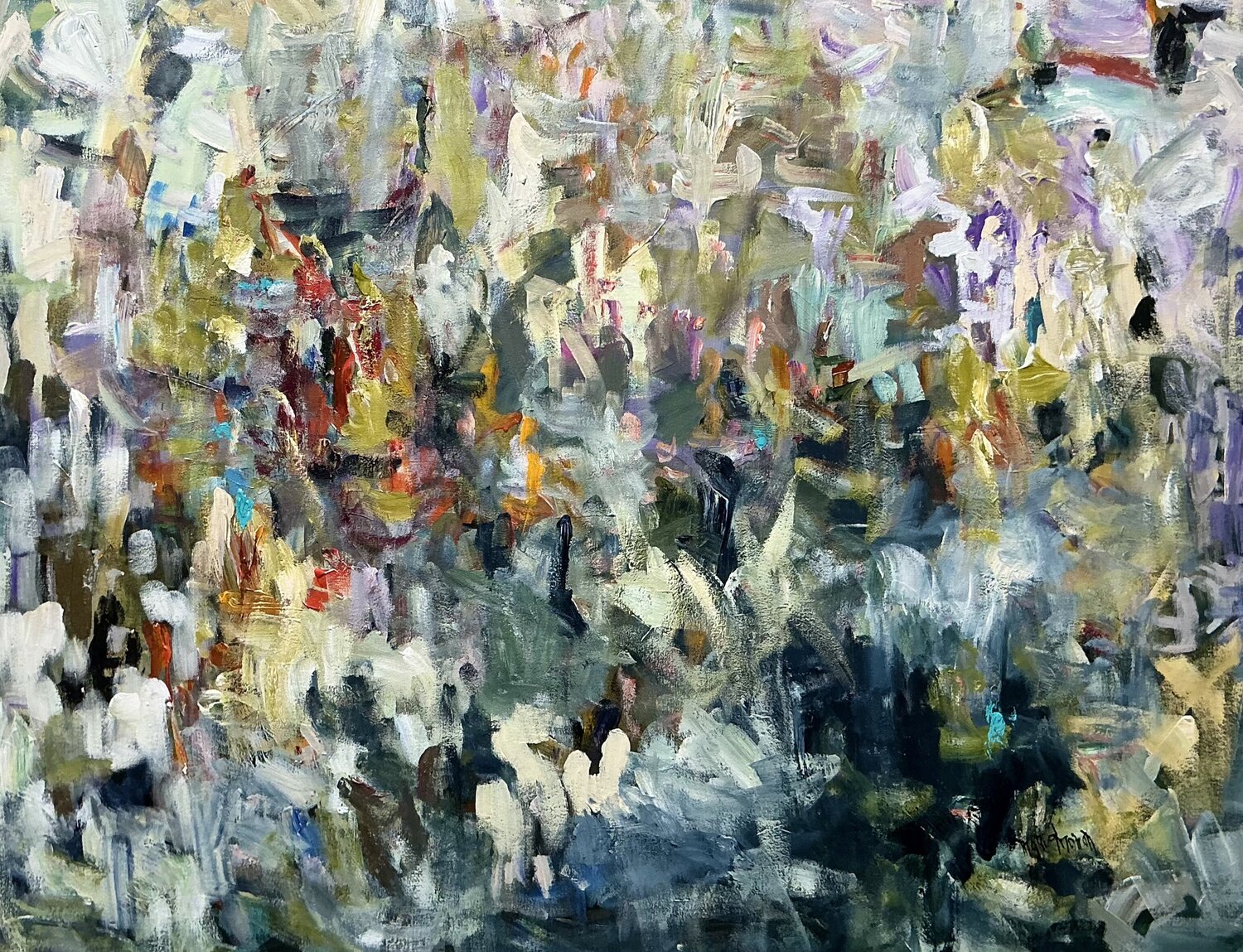 Hold your Ground Marie Manon Corbeil Original painting for sale