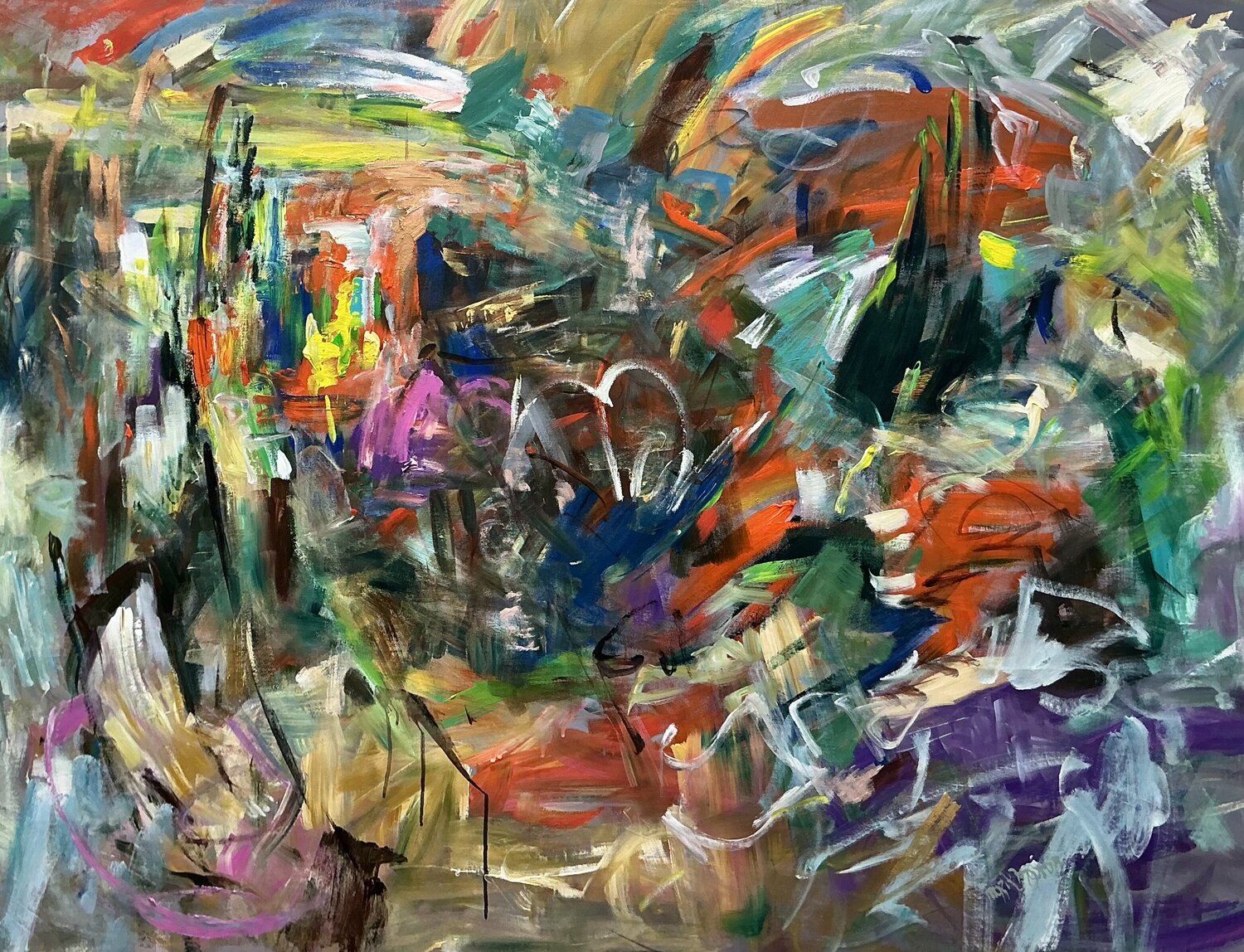 When the Wind Speaks Marie Manon Corbeil Original painting for sale