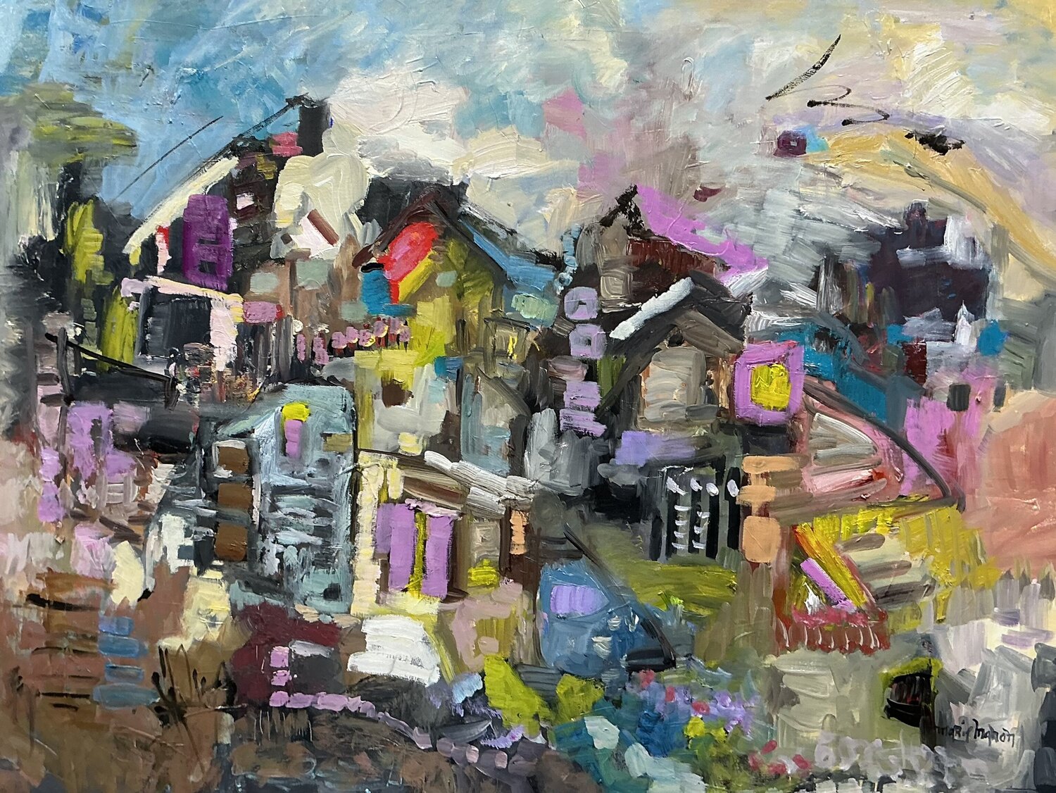Somewhere Marie Manon Corbeil Original painting for sale