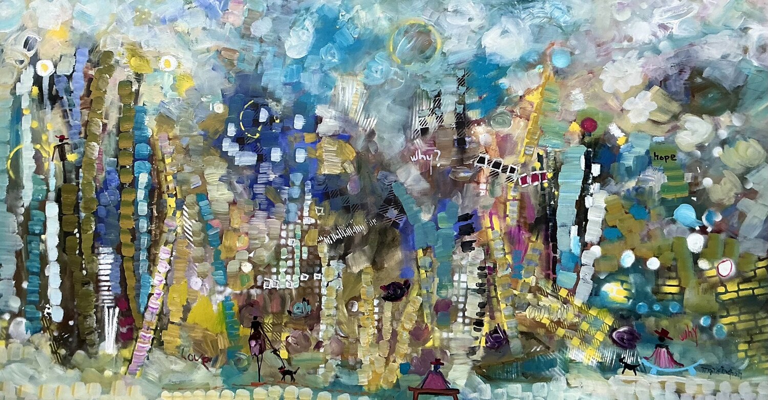 Why? Marie Manon Corbeil Original painting for sale