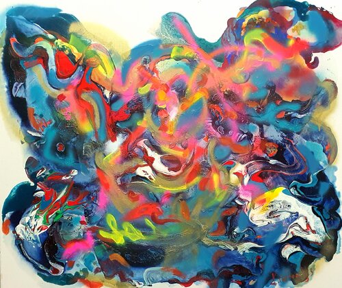 Rhythmus der Seele. by Karibou, Painting for Sale on Select