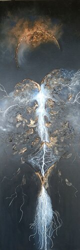 The Black: Origins by Redin Winter, Painting for Sale on Select