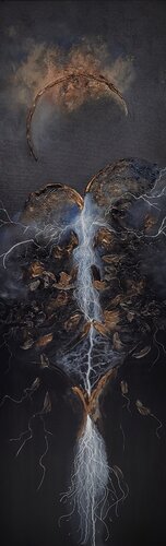 The Black: Origins by Redin Winter, Painting for Sale on Select