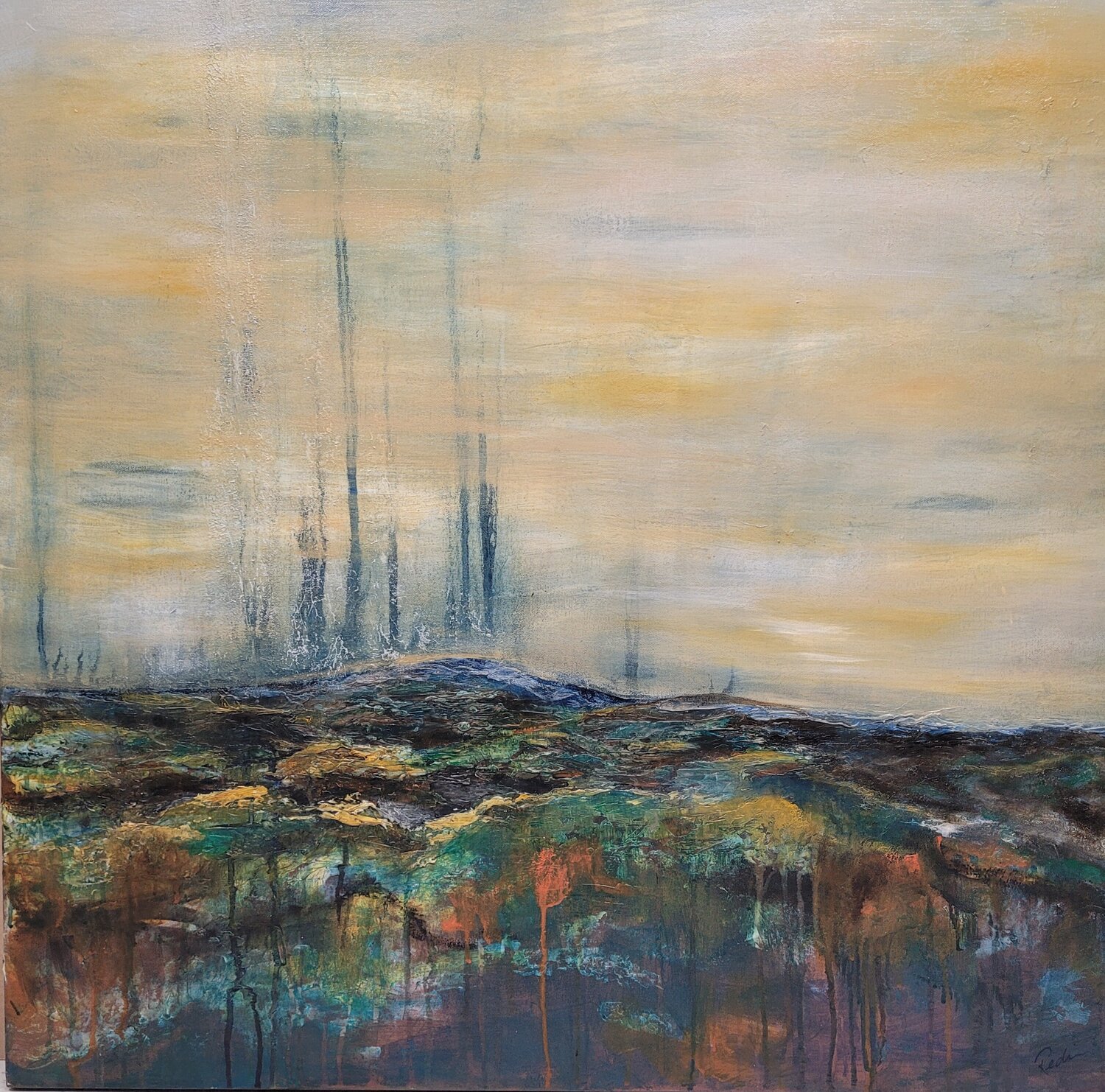 Beyond Redin Winter Original painting for sale