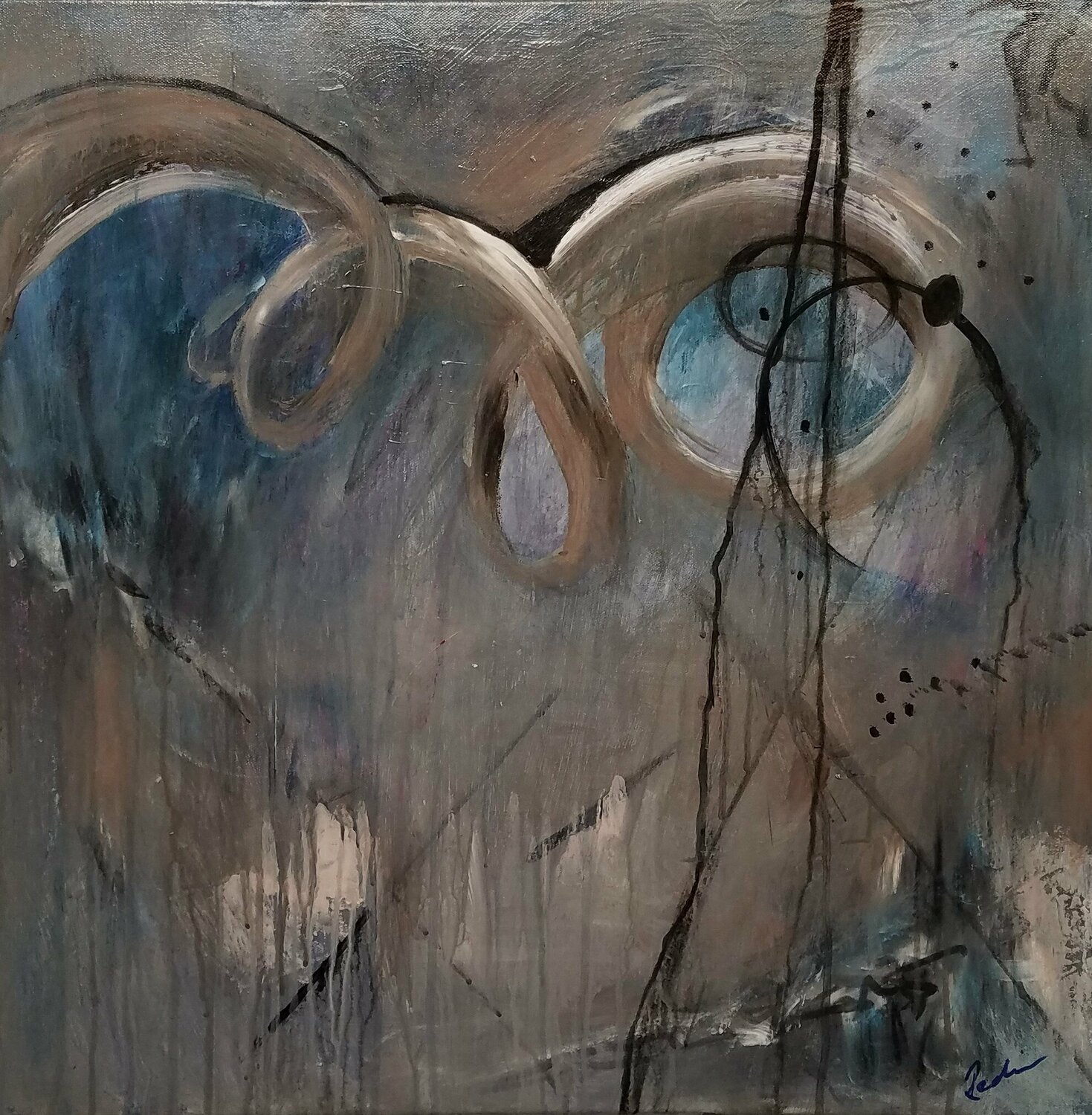 Passages Redin Winter Original painting for sale