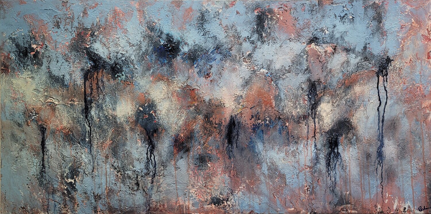 Lost and Found Redin Winter Original painting for sale