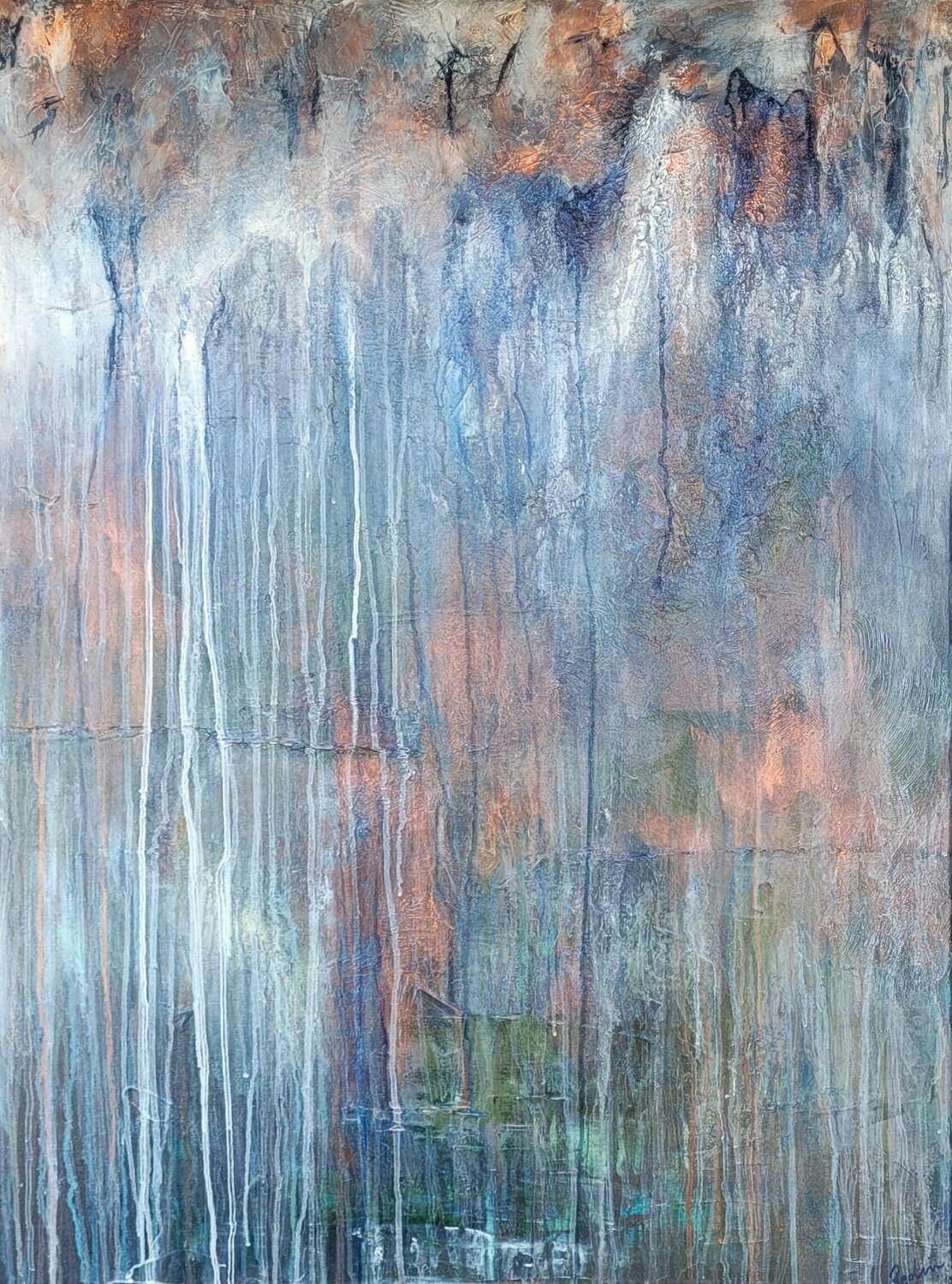 Crying Sky Redin Winter Original painting for sale