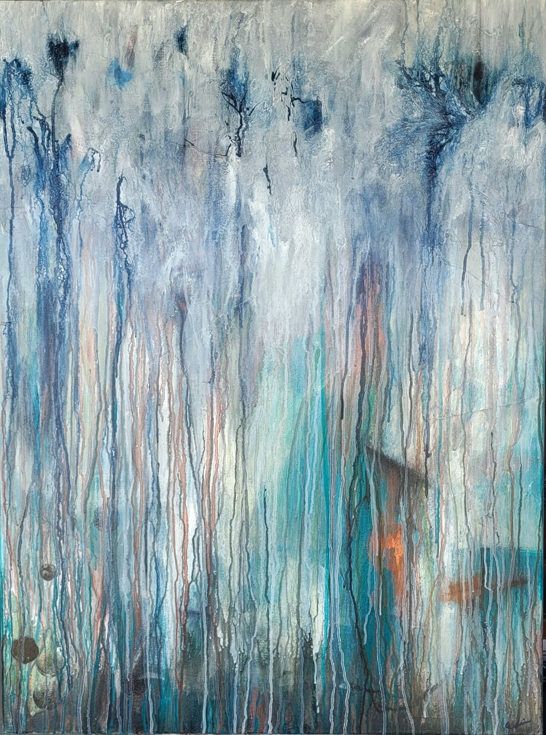 Saudade Redin Winter Original painting for sale