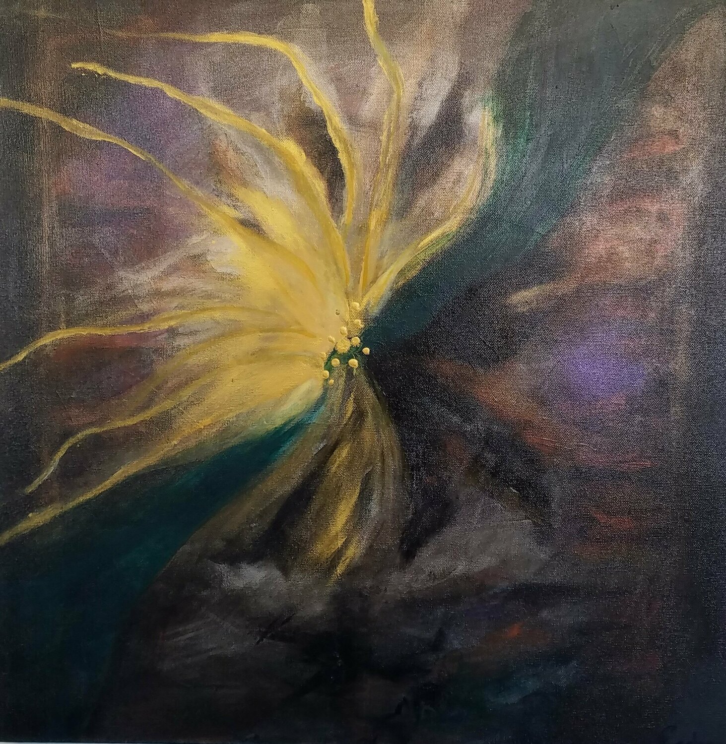 The Source Redin Winter Original painting for sale