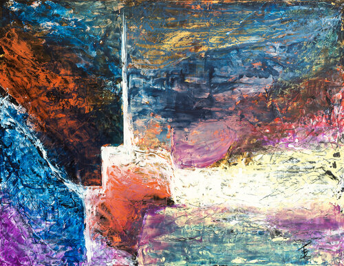 Sémaphore by Françoise Dugourd-Caput, Painting for Sale on Select
