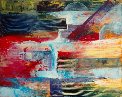 Dégringolade by Françoise Dugourd-Caput, Painting for Sale on Select