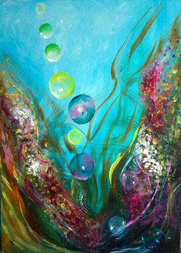 Oxygène by Françoise Dugourd-Caput, Painting for Sale on Select