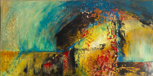 Le foyer by Françoise Dugourd-Caput, Painting for Sale on Select