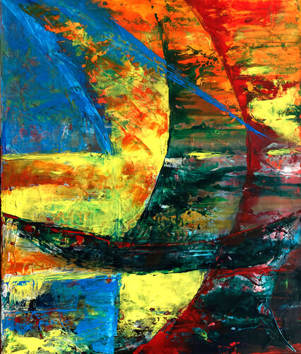 Régate by Françoise Dugourd-Caput, Painting for Sale on Select
