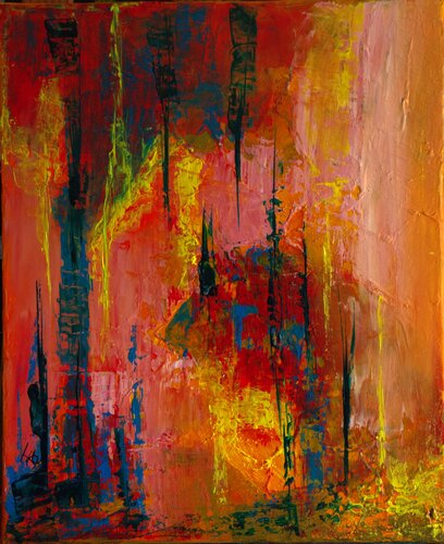 StalagtiteMite by Françoise Dugourd-Caput, Painting for Sale on Select