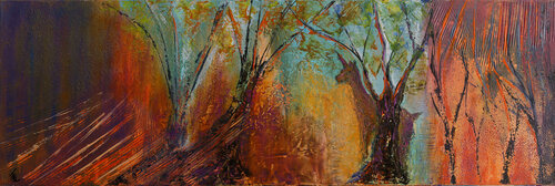 La clairière by Françoise Dugourd-Caput, Painting for Sale on Select