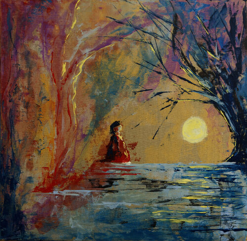 Contemplation by Françoise Dugourd-Caput, Painting for Sale on Select
