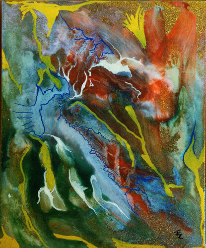 Combinaison by Françoise Dugourd-Caput, Painting for Sale on Select