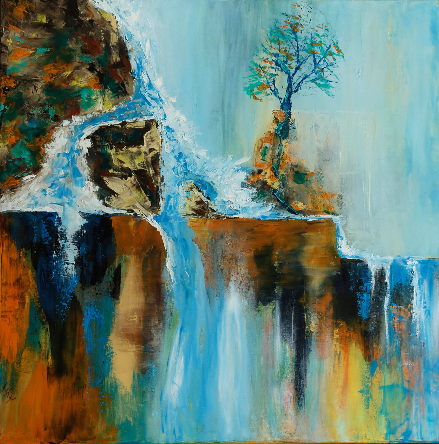 Envers et contre tout Françoise Dugourd-Caput Original painting for sale