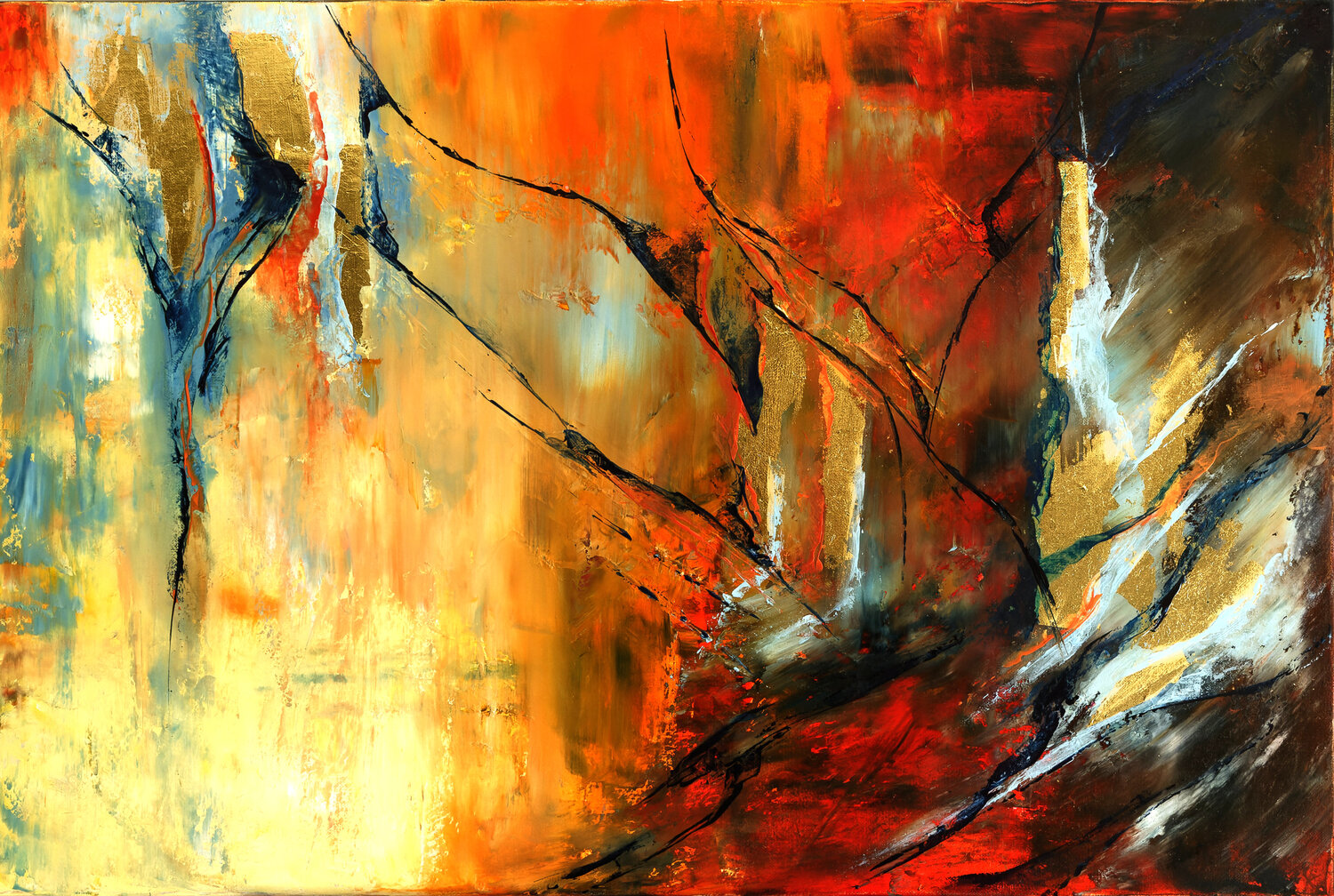 Apparition Françoise Dugourd-Caput Original painting for sale