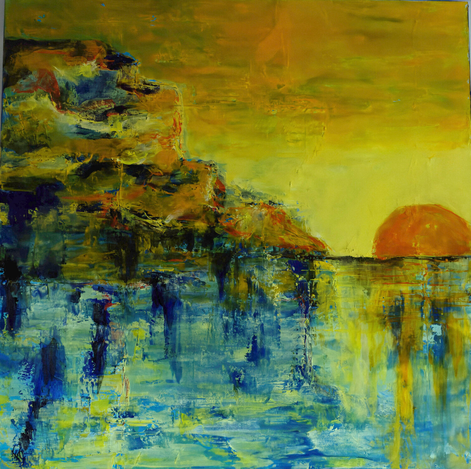 Mystère Françoise Dugourd-Caput Original painting for sale