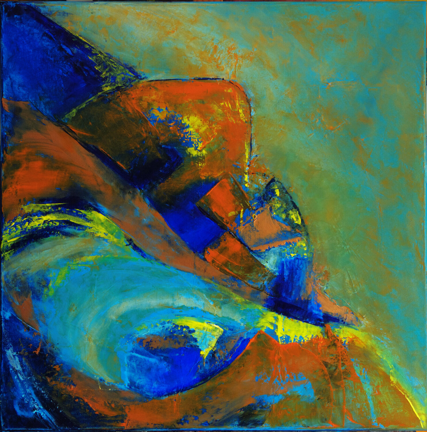 Extrapolation Françoise Dugourd-Caput Original painting for sale
