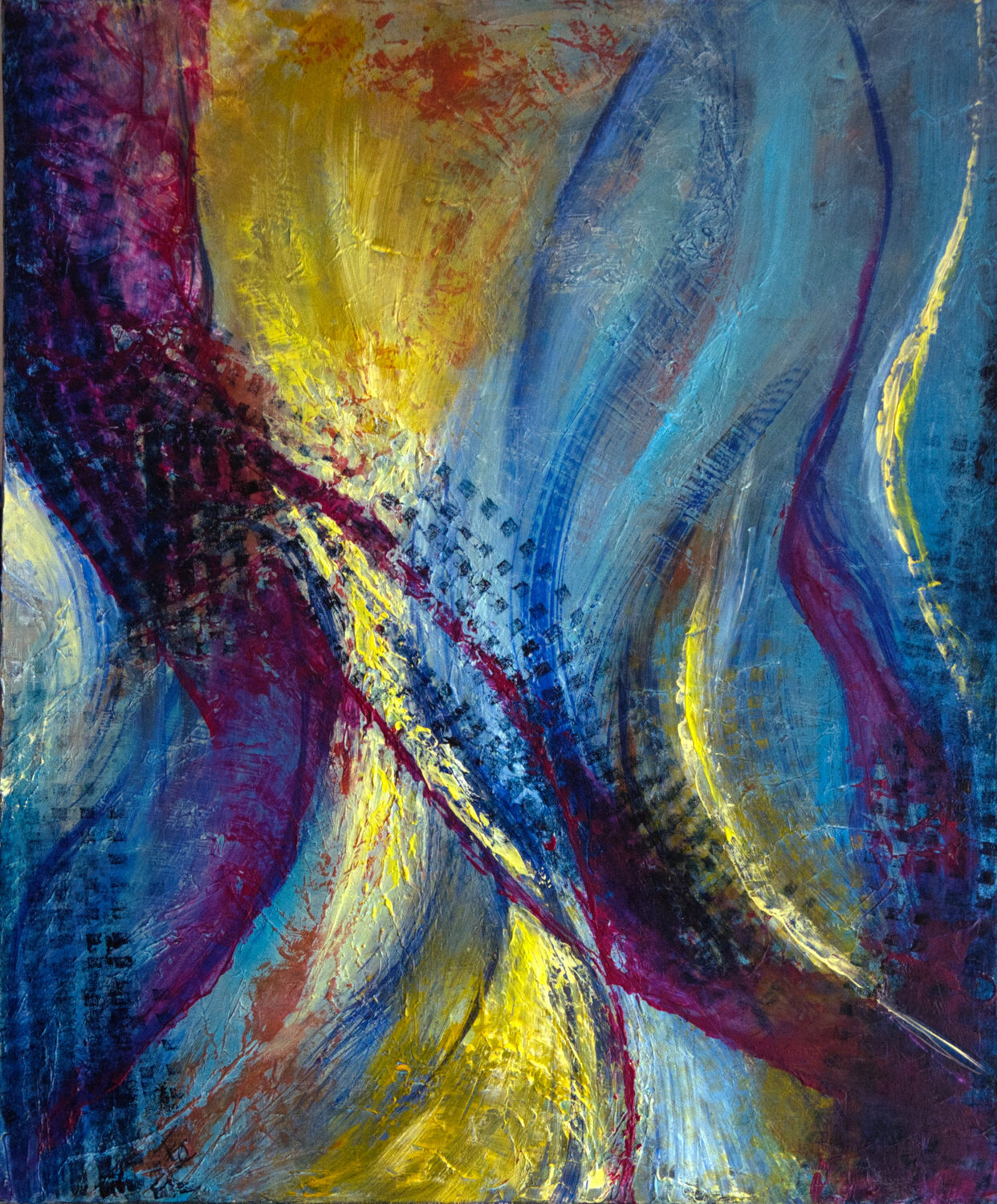 Accord des Êtres Françoise Dugourd-Caput Original painting for sale