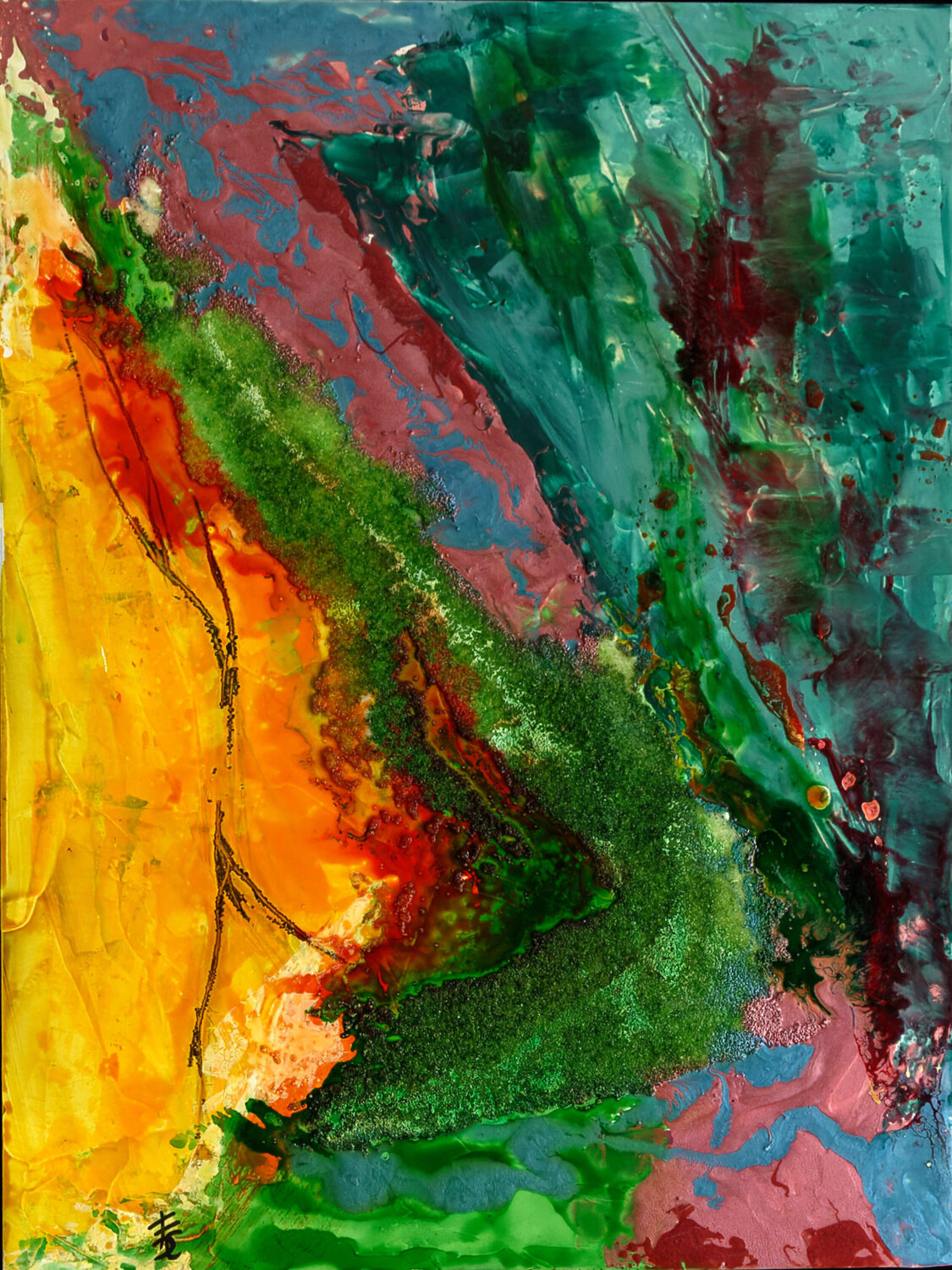 Nitescence Françoise Dugourd-Caput Original painting for sale