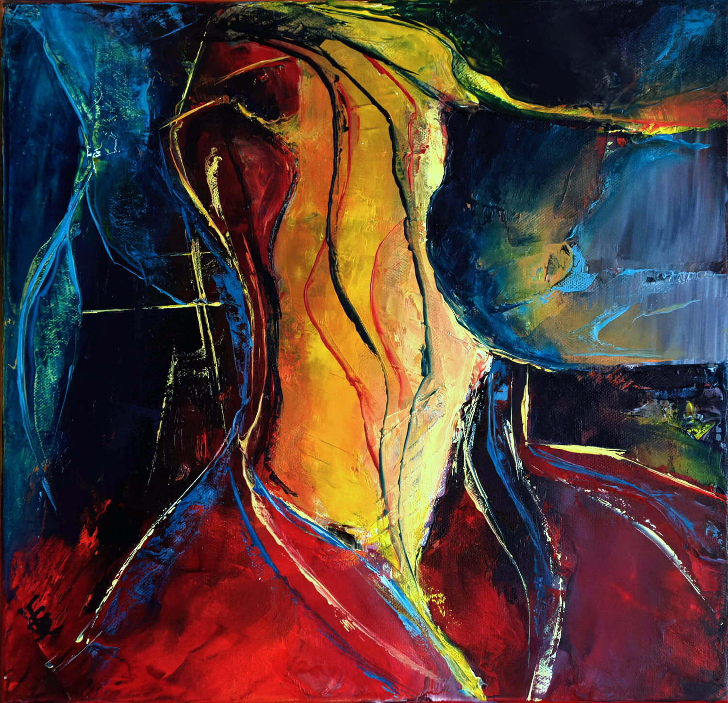 Elégance Françoise Dugourd-Caput Original painting for sale