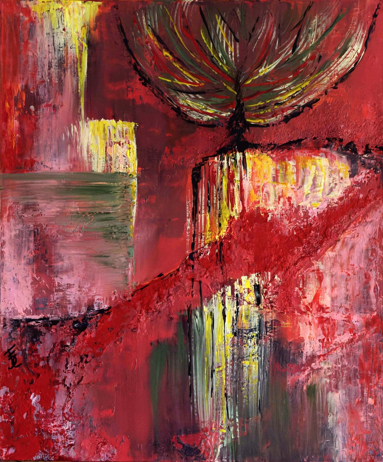 Ancrage Françoise Dugourd-Caput Original painting for sale
