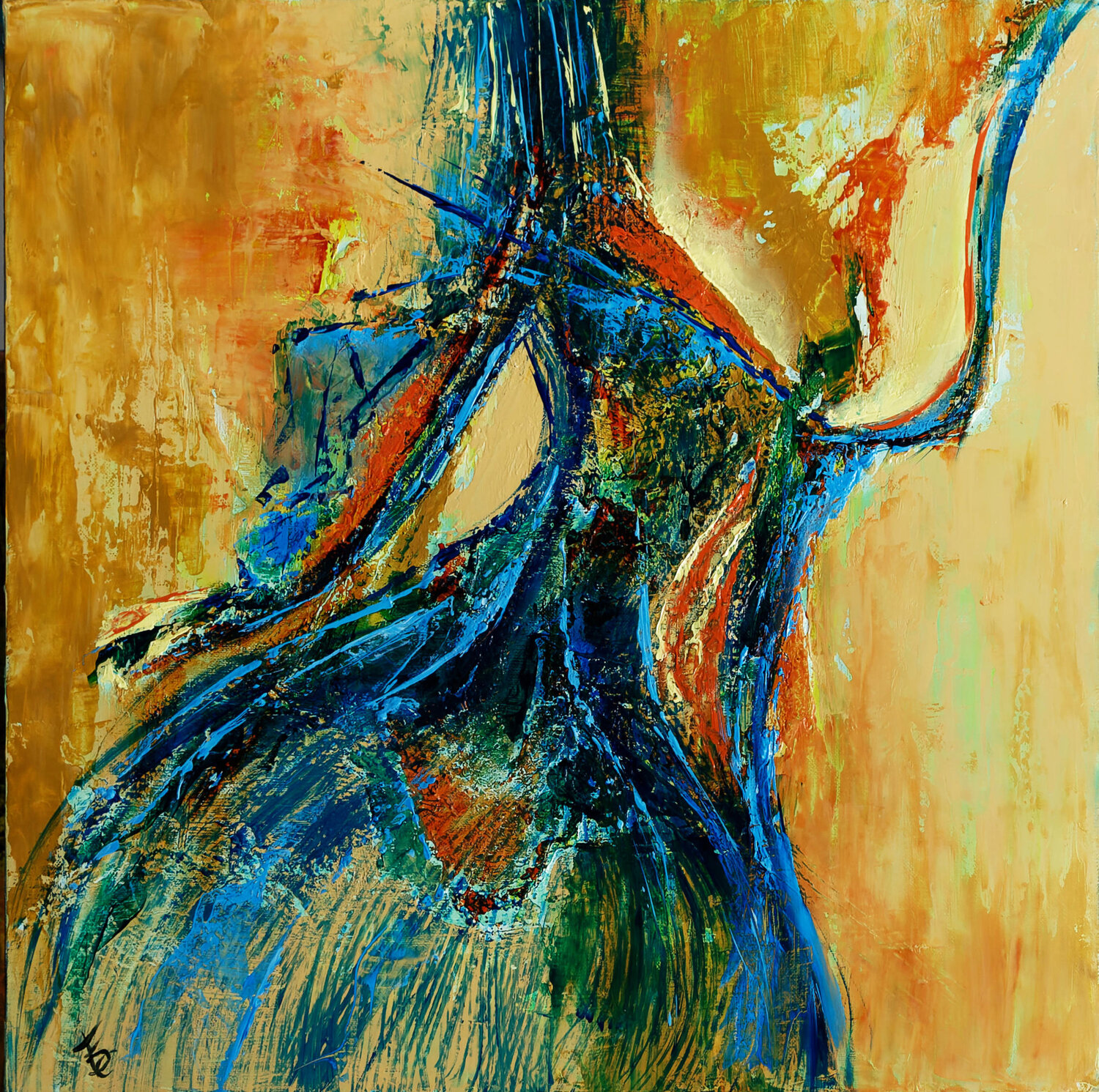 Séduction Françoise Dugourd-Caput Original painting for sale
