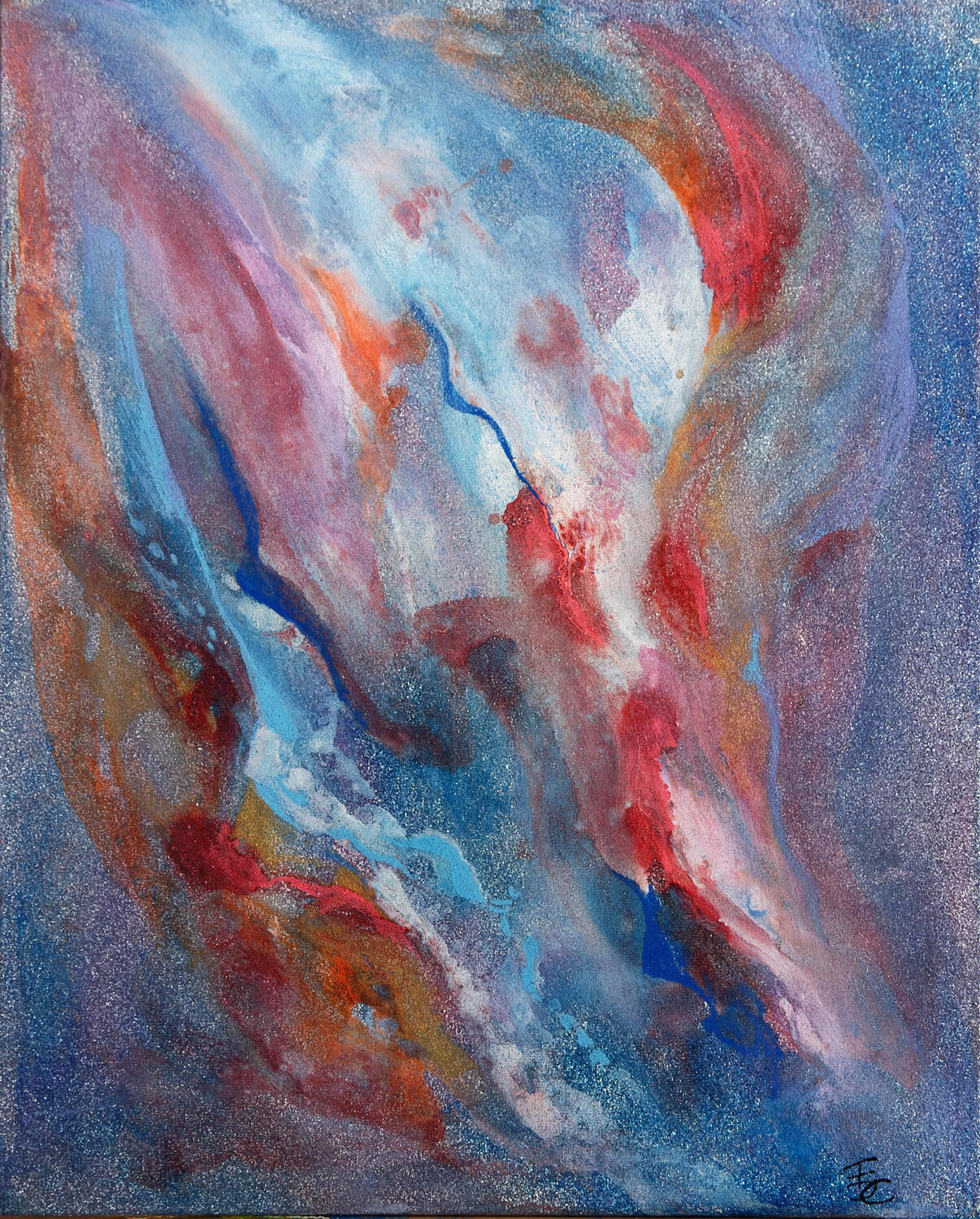 Voie Lactée Françoise Dugourd-Caput Original painting for sale