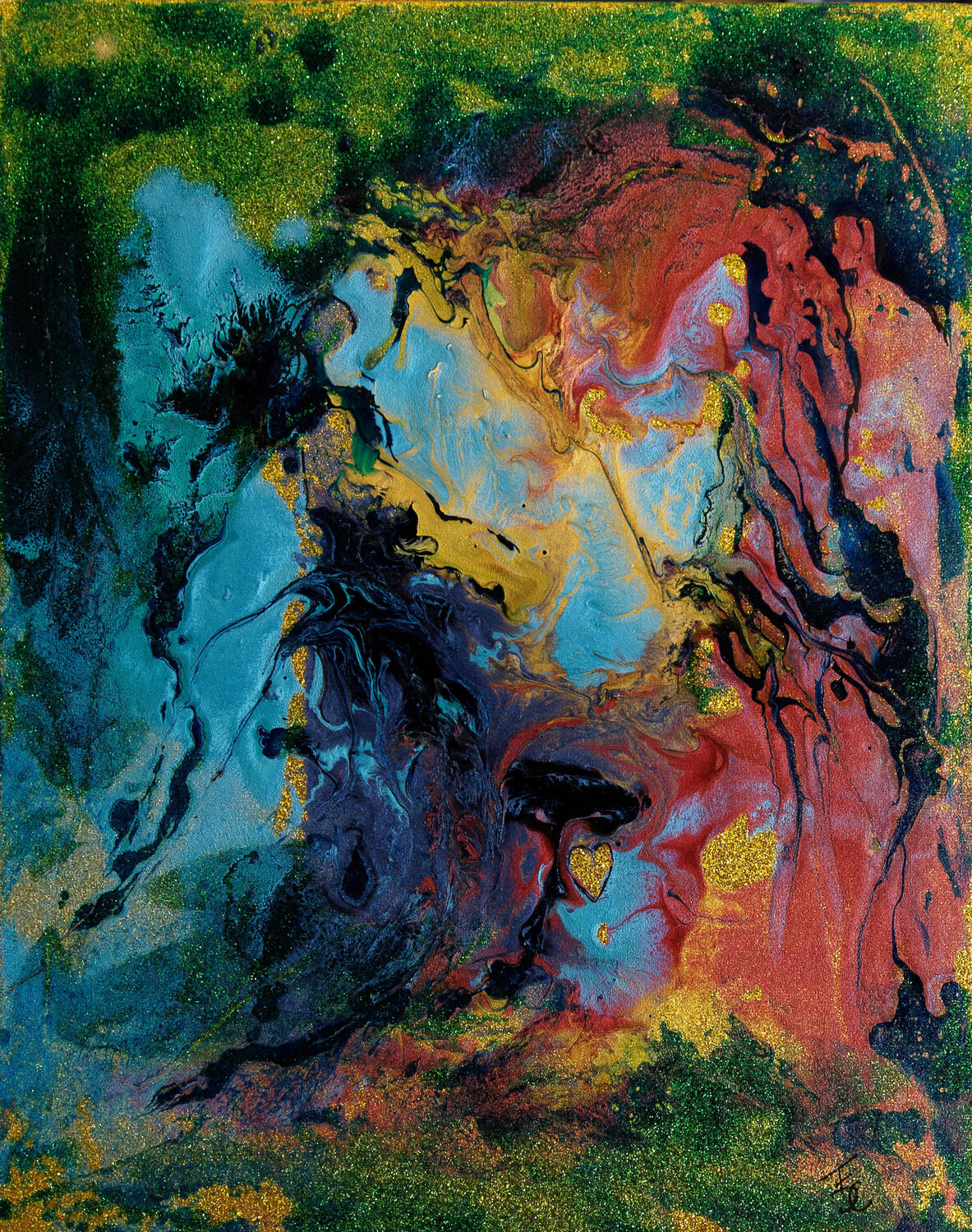 Métamorphose Françoise Dugourd-Caput Original painting for sale