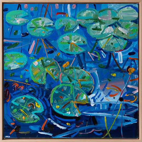 Tasman Lily Pond 52 von Joseph Villanueva, Malerei kaufen auf Select